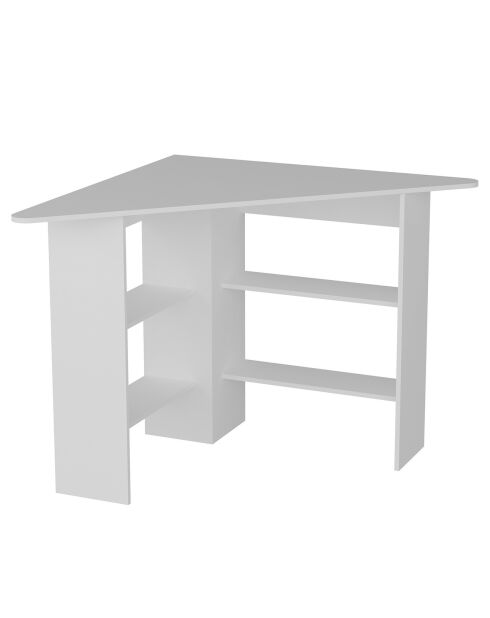 Bureau d'angle Blanc - 80x80x73,8 cm