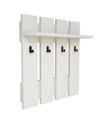Etagère murale Carina blanc - 70x70x14,5 cm