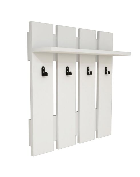 Etagère murale Carina blanc - 70x70x14,5 cm