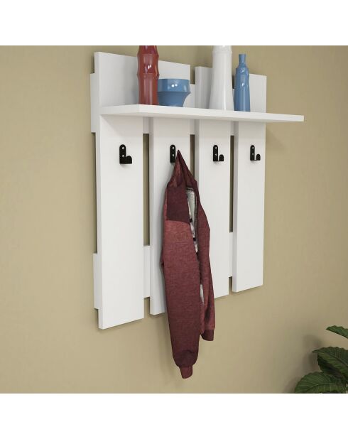 Etagère murale Carina blanc - 70x70x14,5 cm