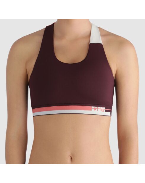 Brassière de Sport rouge/bordeaux