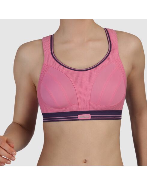 Brassière Running rose/violet