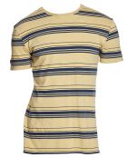T-Shirt Deeper States rayures jaune/bleu