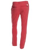Pantalon chino slim Krandy rouge