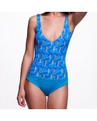 Maillot de Bain 1 Pièce Mathilda Aloha bleu