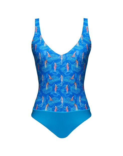 Maillot de Bain 1 Pièce Mathilda Aloha bleu