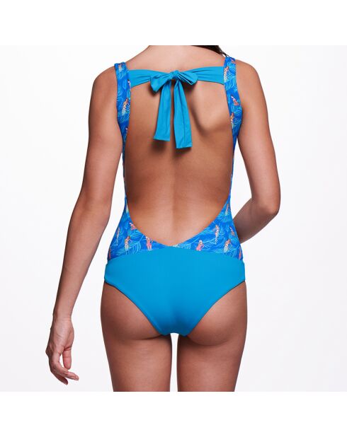 Maillot de Bain 1 Pièce Mathilda Aloha bleu