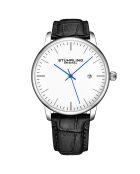Montre Homme en Cuir Quartz Symphony noire