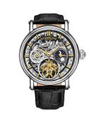 Montre Homme en Cuir Automatique Legacy noire