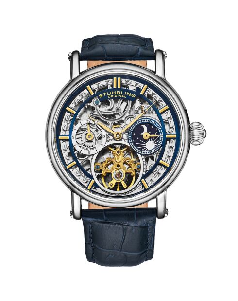 Montre Homme en Cuir Automatique Legacy bleue