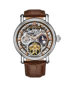 Montre Homme en Cuir Automatique Legacy marron