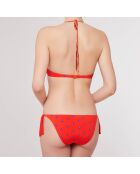 Maillot de Bain 2 pièces triangles foulard Tippi rouge