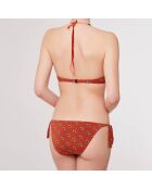 Maillot de Bain 2 pièces triangles foulard Tippi brique