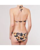 Maillot de Bain 2 pièces triangles foulard Renoir jaune/vert/beige