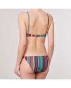 Maillot de Bain 2 pièces  armatures Rayas multicolore