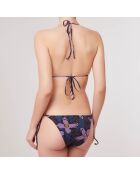 Maillot de Bain 2 pièces  triangles souples Renoir marine/multicolore