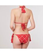Maillot de Bain 2 pièces triangles souples Lang rouge