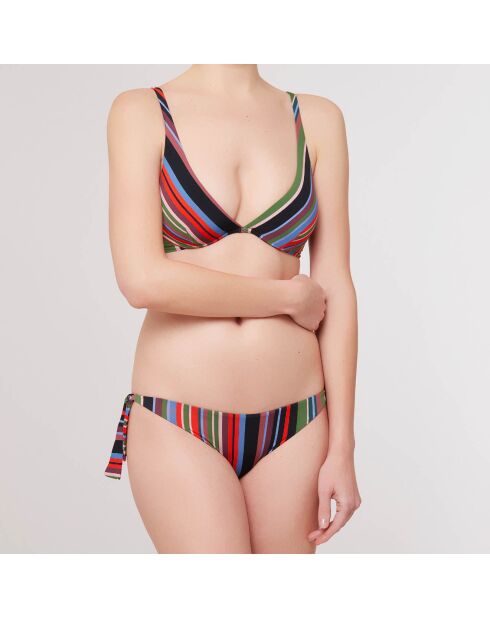 Maillot de Bain 2 pièces armatures Rayas multicolore