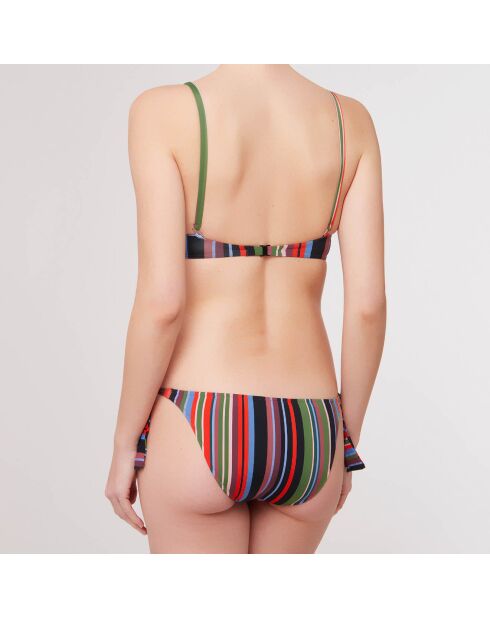 Maillot de Bain 2 pièces armatures Rayas multicolore