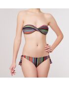 Maillot de Bain 2 pièces bandeau bonnets moulés Rayas multicolore