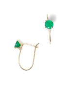 Boucles d'oreilles Envoutantes Emeraude 0.5ct or jaune