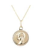 Pendentif Médaille de Marie or jaune