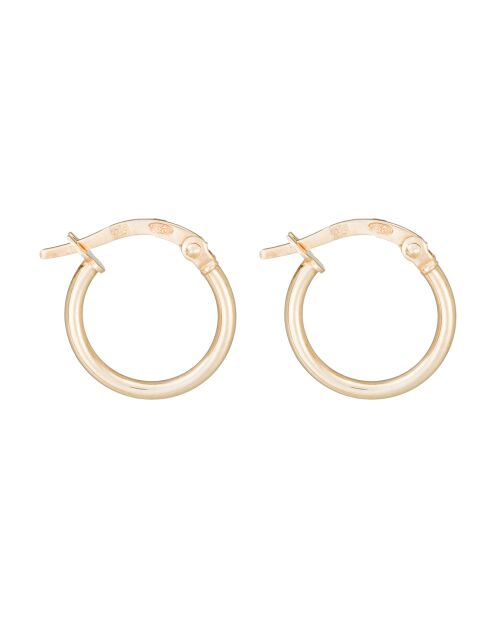 Boucles d'oreilles Créoles Monoe or jaune