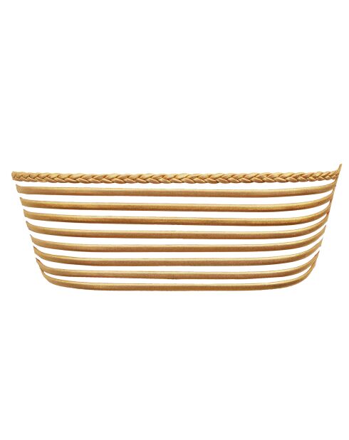 Jane Massai lagunegroen/gouden bandeau-bikinitop