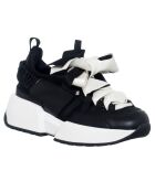 Sneakers en Cuir Lipi noires - Talon 5 cm