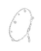 Bracelet Breloques en Argent & Zircone