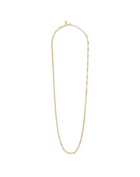 Sautoir Baguette en Argent doré