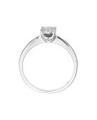 Bague Brillant Lucia Diamants 0.17 ct or blanc