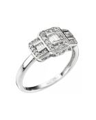 Bague Les Princesses Diamants 0.33 ct or blanc