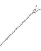 Bracelet Rivière Diamants 1 ct or blanc