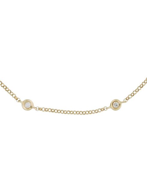 Bracelet Sunshine Diamants 0.14 ct or jaune