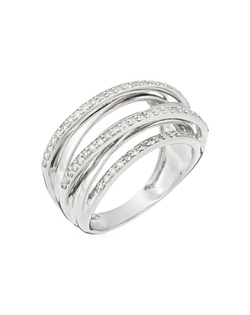 Entrelacs Voltaire Diamonds 0,5 karaat witgouden ring