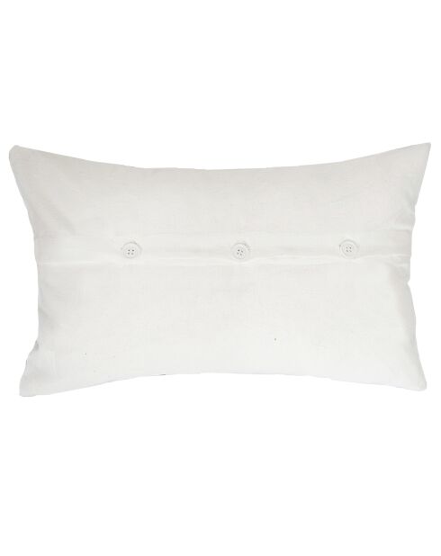 Housse de coussin Néo berbère brodée noire - 50x30 cm