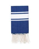 St Tropez Traditionele Fouta Grieks blauw/wit - 100x200 cm