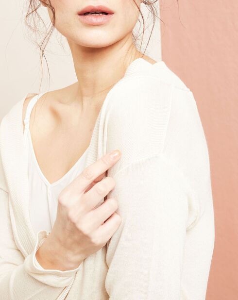 Pull échancré chantilly