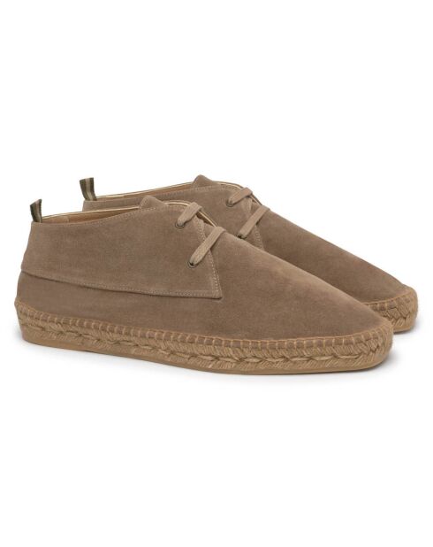 Chukka boots en Velours de Cuir Bruno vison
