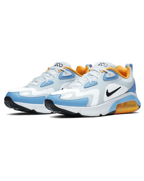 Baskets en Tissu & Cuir Air Max 200 blanc/bleu/orange