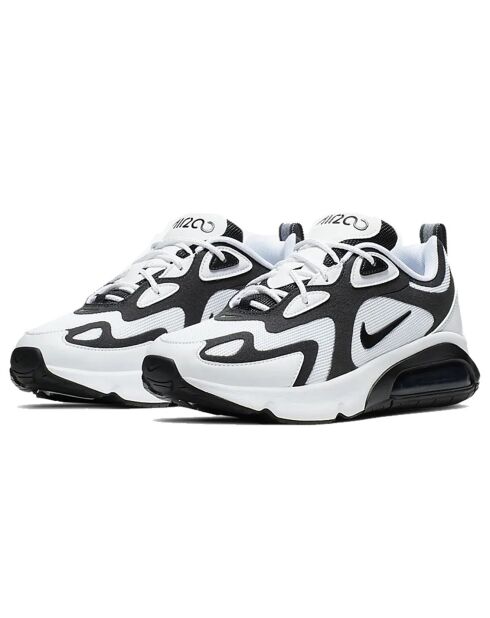 Baskets en Tissu & Cuir Air Max 200 blanc/noir