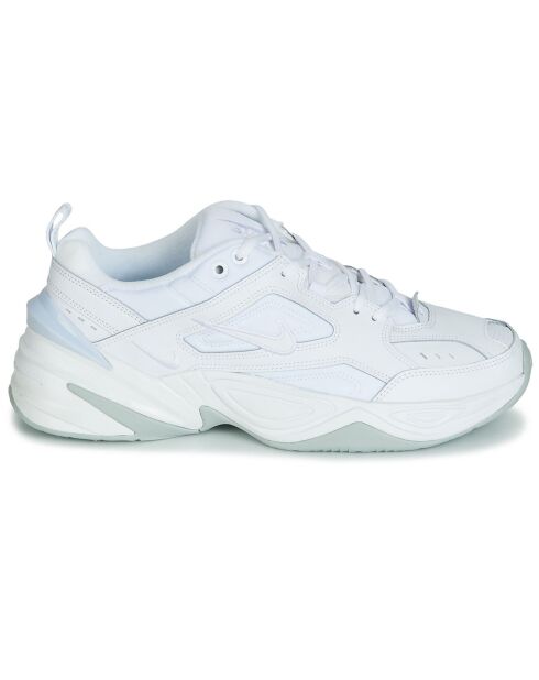 Baskets en Cuir & Mesh M2K Techno blanches