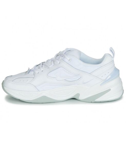 Baskets en Cuir & Mesh M2K Techno blanches