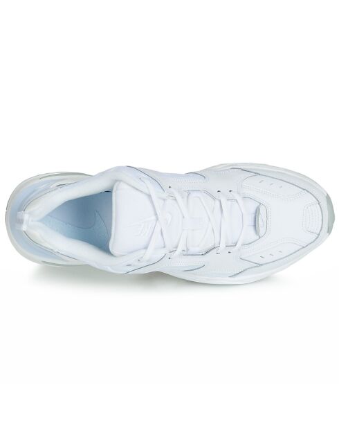 Baskets en Cuir & Mesh M2K Techno blanches
