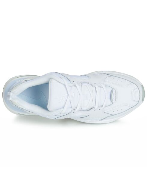 Baskets en Cuir & Mesh M2K Techno blanches