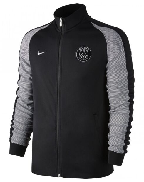 Veste de survêtement PSG Authentic N98 noir/gris