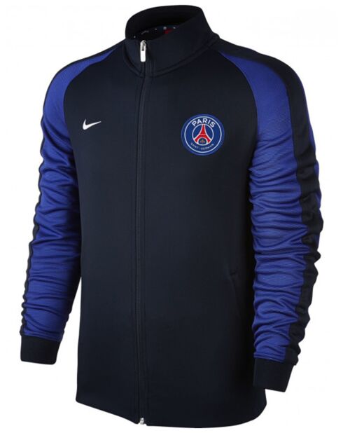 Veste de survêtement PSG Authentic N98 bleu/marine