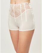 Short en Soie mélangée Elements blanc/doré