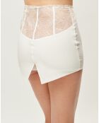 Short en Soie mélangée Elements blanc/doré